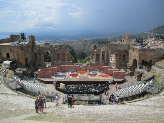Het theater van Taormina